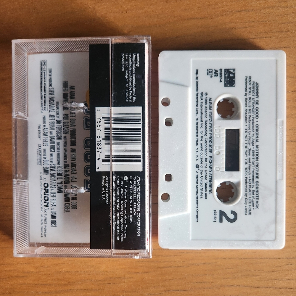 Footloose, Top Gun, Johnny Be Good - 1980s Soundtrack Cassette Tapes (Lot of 3)  - Picture 8 of 8